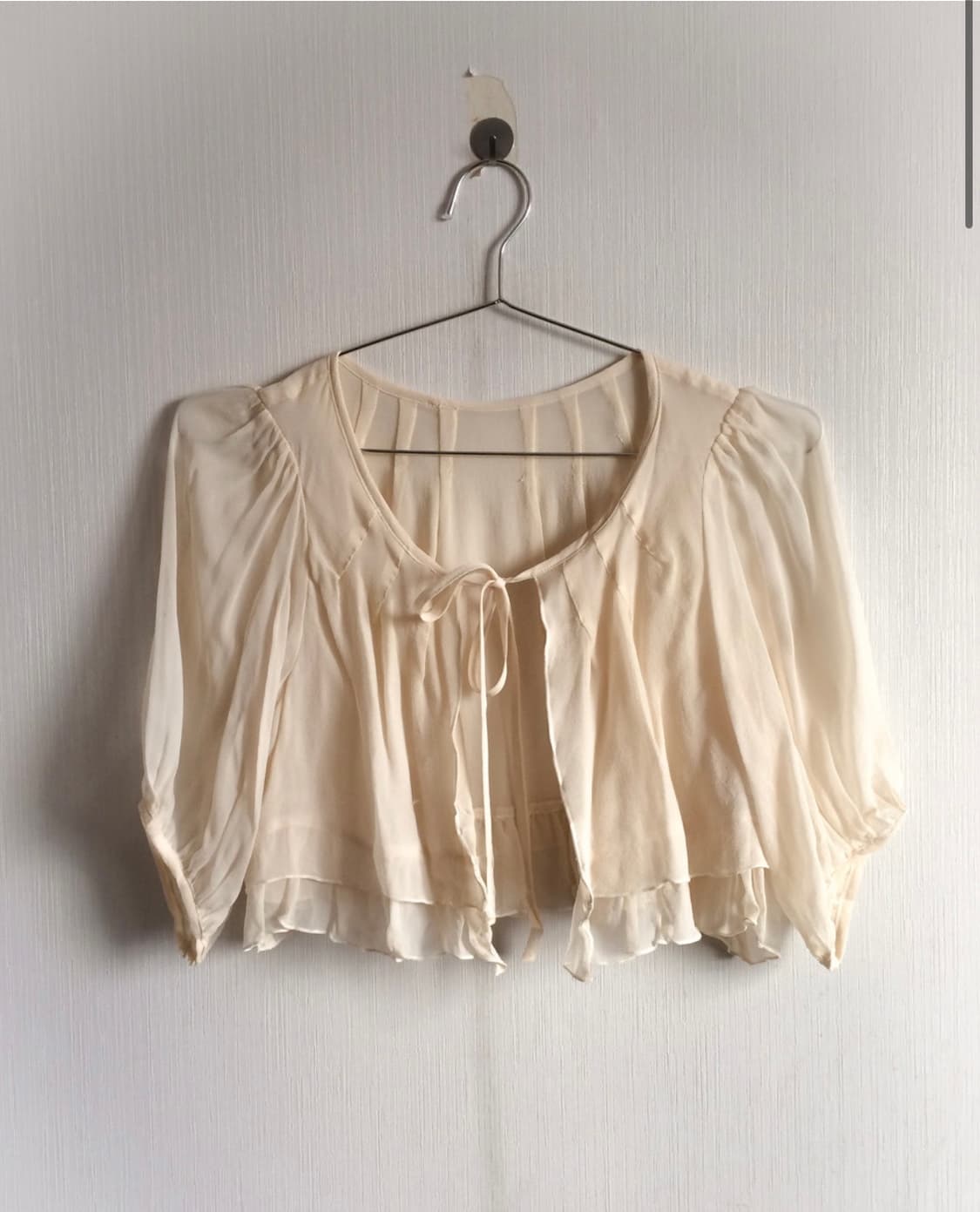 half sleeve 블라우스 가디건 상품이미지1