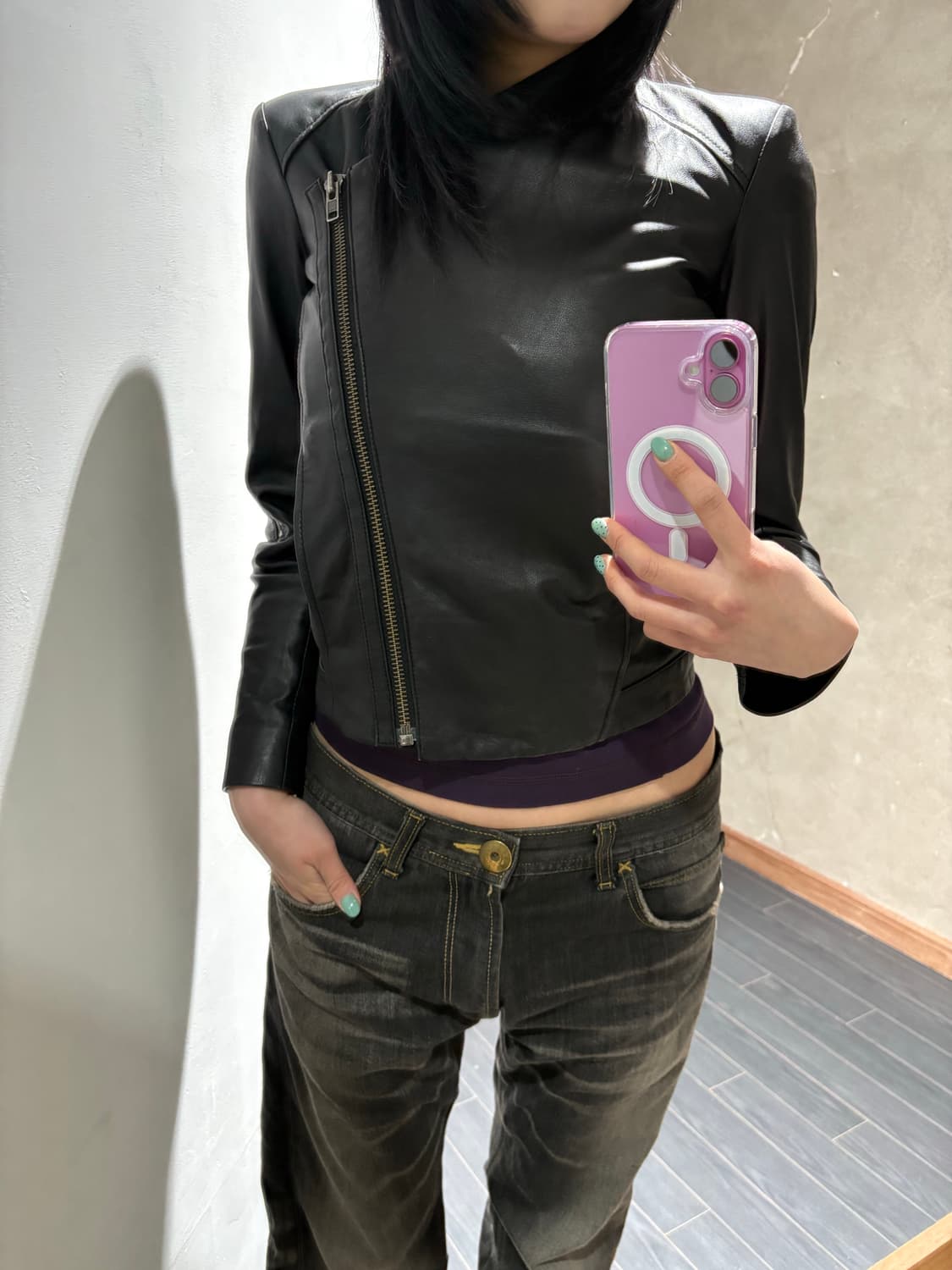 헬무트랭 램스킨 라이더자켓 상품이미지1