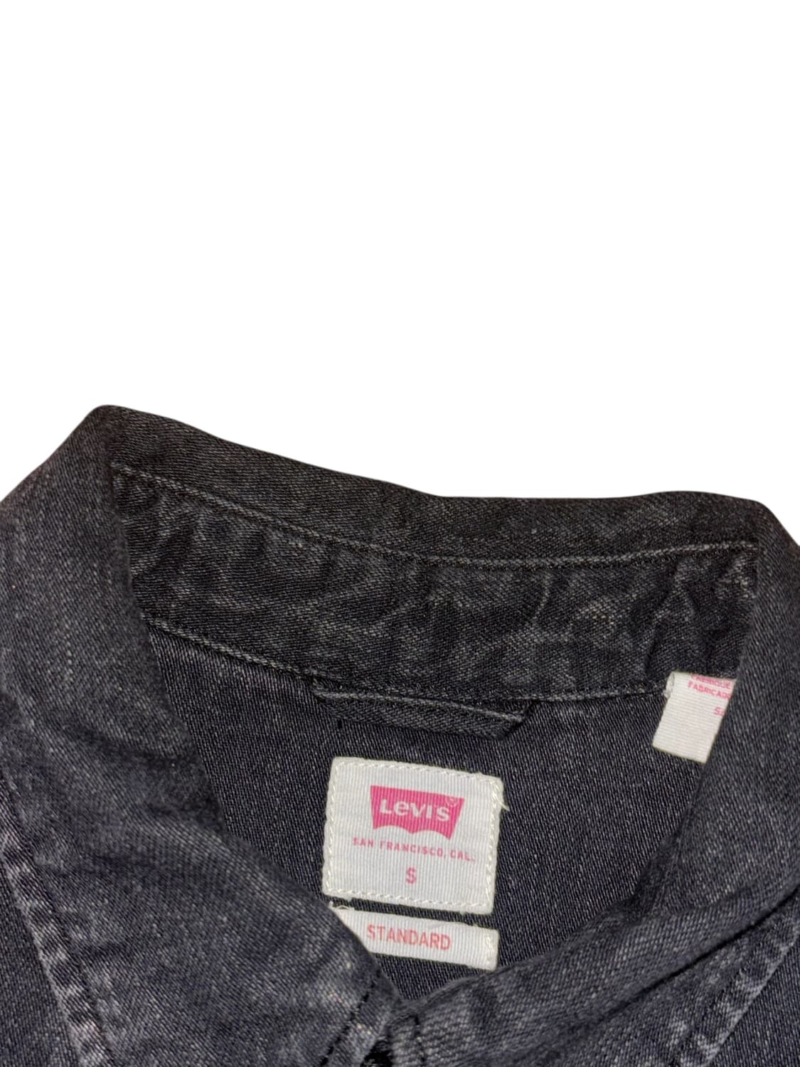 리바이스 워시드 블랙 웨스턴 데님 셔츠 상품이미지5