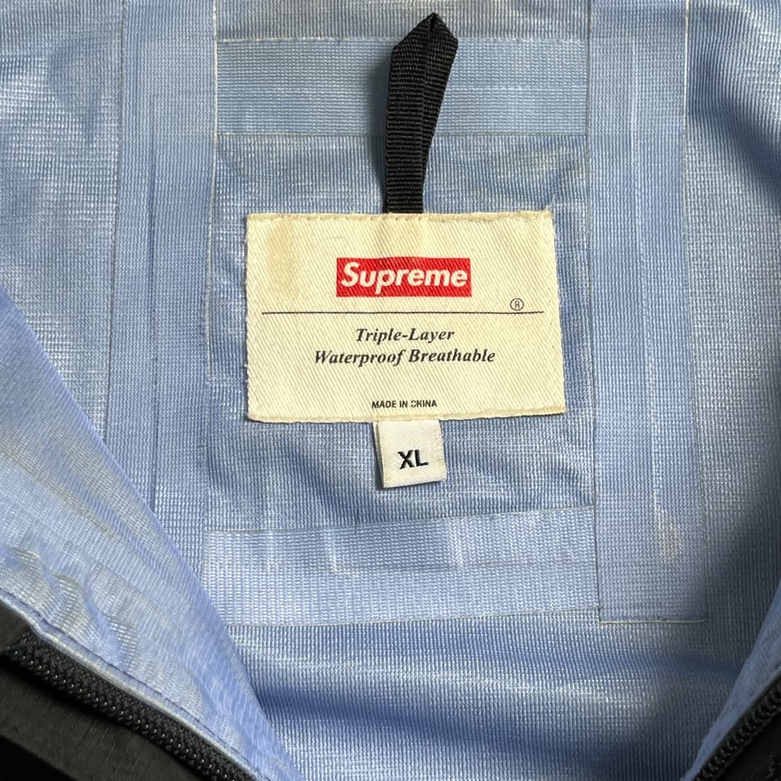 Supreme 슈프림 하이비스 바람막이 자켓 블랙 14fw 상품이미지7