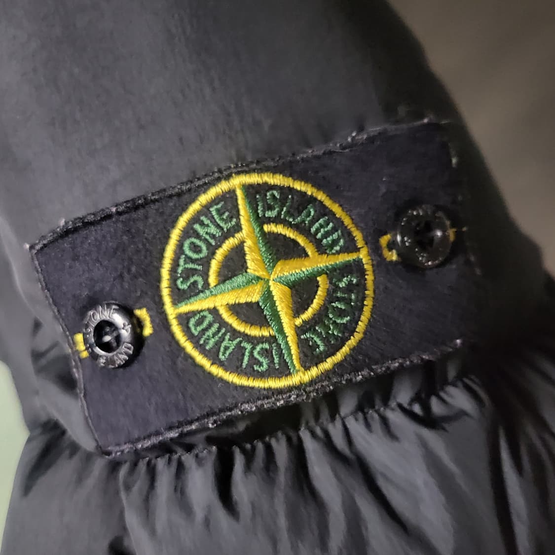 [L size]스톤아일랜드 크링클랩스 후드 롱 다운 패딩 상품이미지3