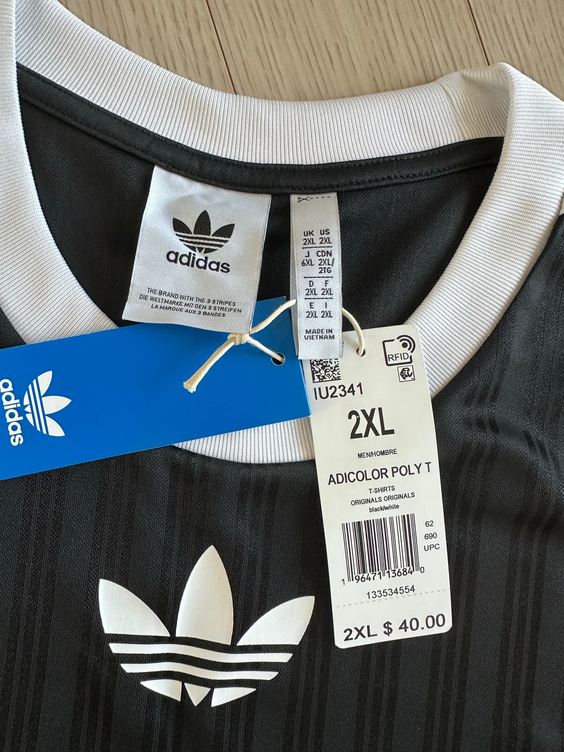아디다스 아티컬러 티셔츠 블랙 2xl 상품이미지7