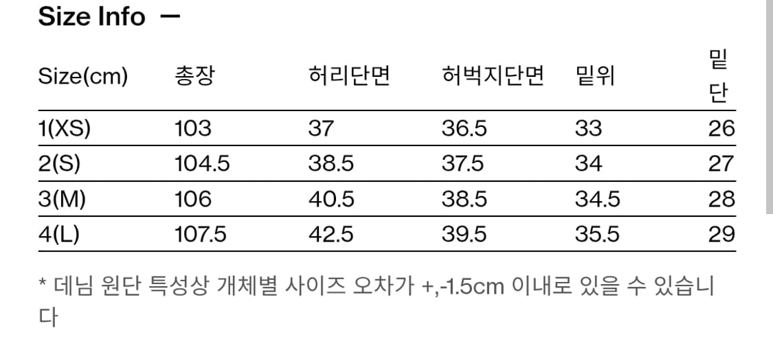 [5/5까지 할인] (4) 해칭룸 와이드 커브진 인디고 와커진 상품이미지6