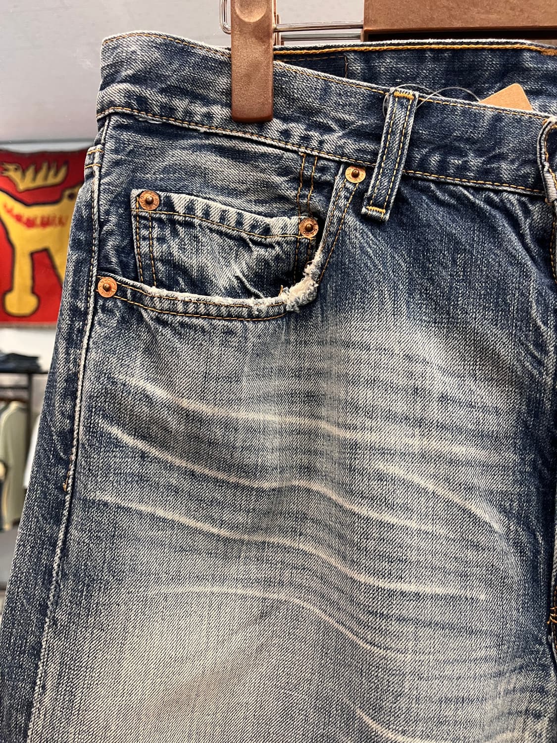 00s Levis 리바이스 501 빈티지 데님 팬츠 (32-33inch) 상품이미지7
