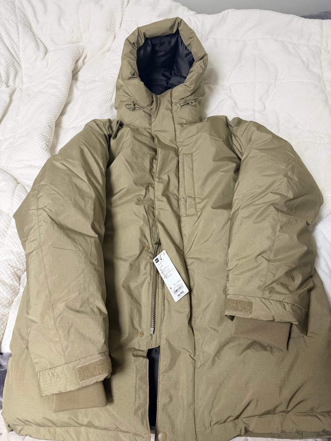 GU 웜 패딩 코트 N3B 스타일 라지사이즈 상품이미지1