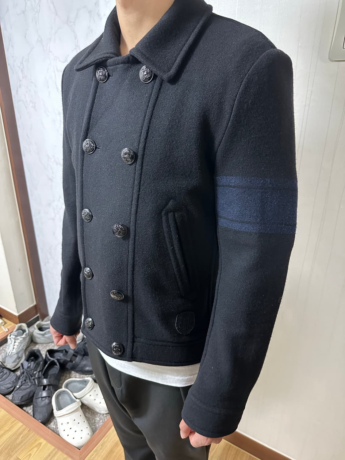 [L] 빈폴 더블코트 상품이미지4