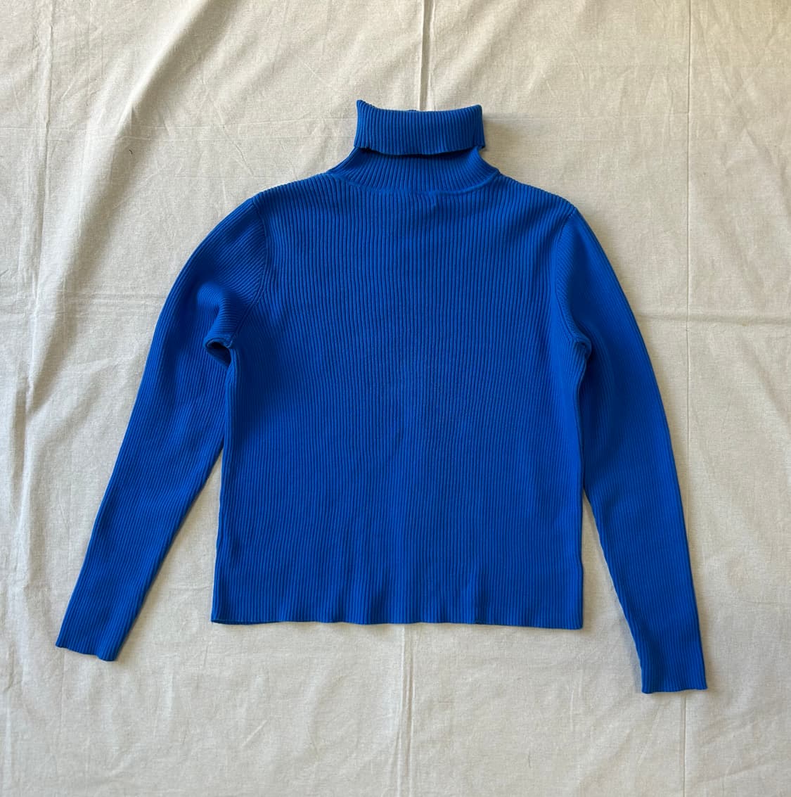 블루 터틀넥 폴라티 상품이미지5