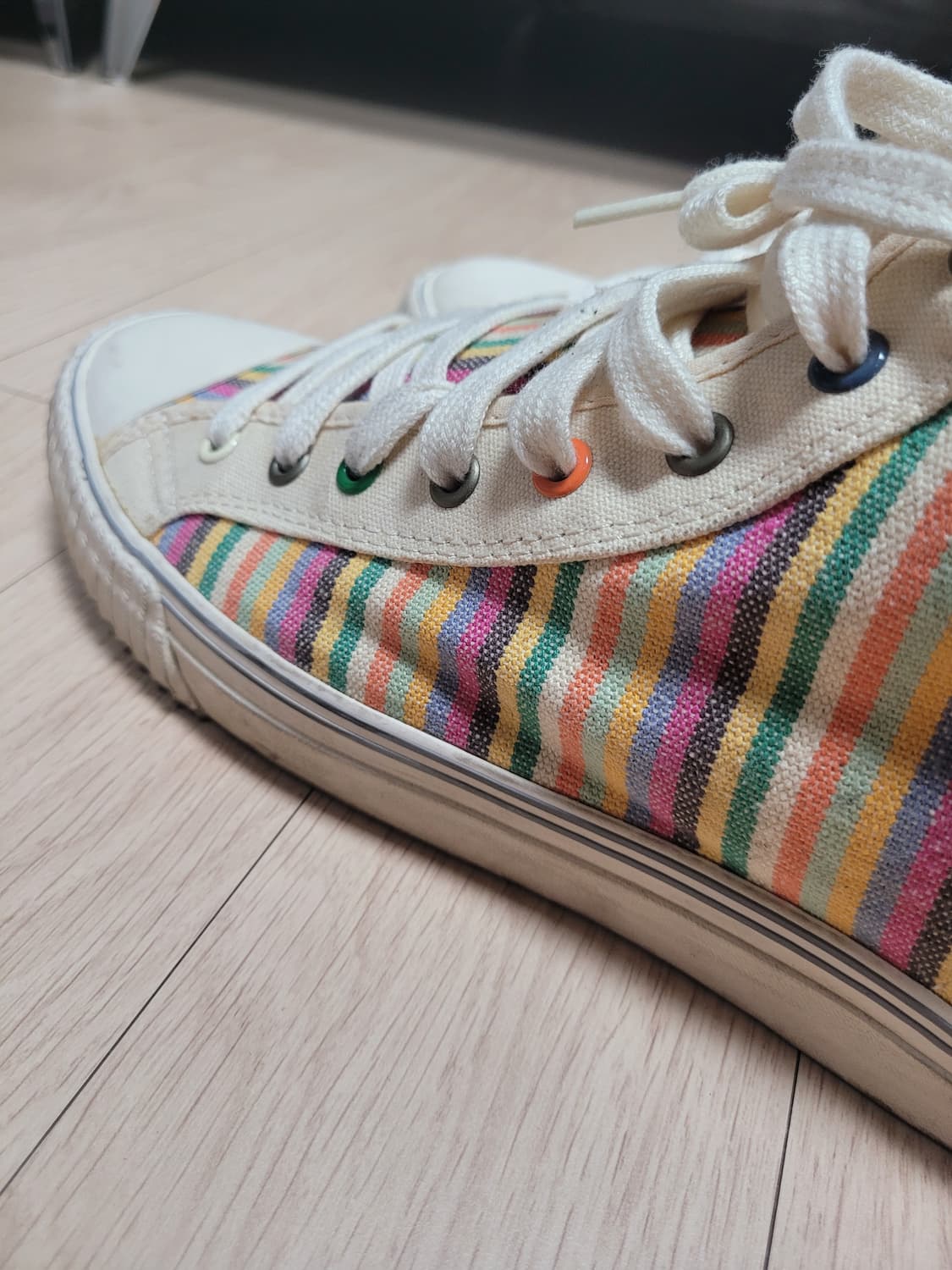 PF Flyers 남자 스니커 하이 280 레인보우 상품이미지8