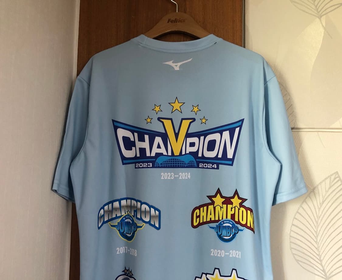 V-리그 미즈노 인천 대한항공점보스 23-24시즌 치어셔츠 2XL 상품이미지9