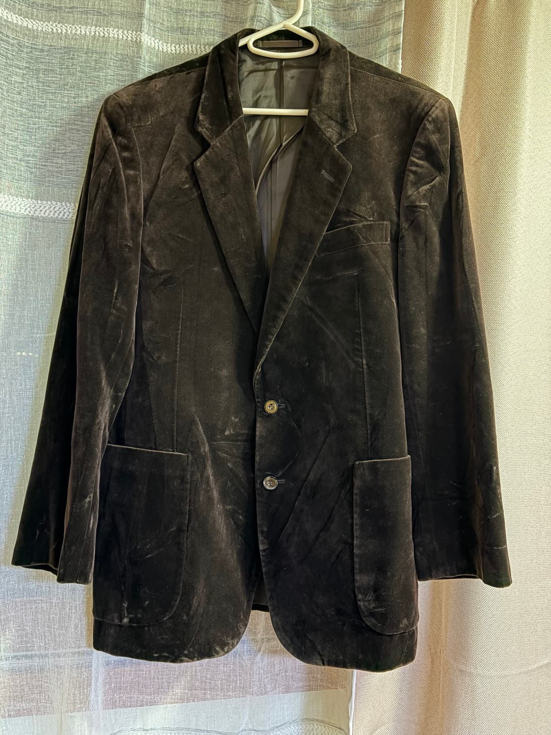 타카시마야 스웨이드 블레이저 다크 브라운 상품이미지1