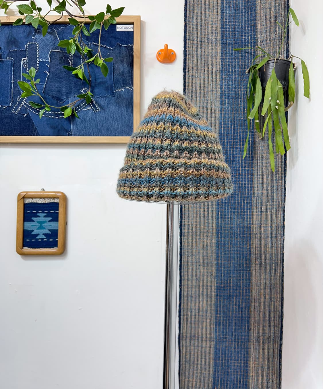 STMICHAEL Multi-Strip Beanie made in ita 상품이미지1