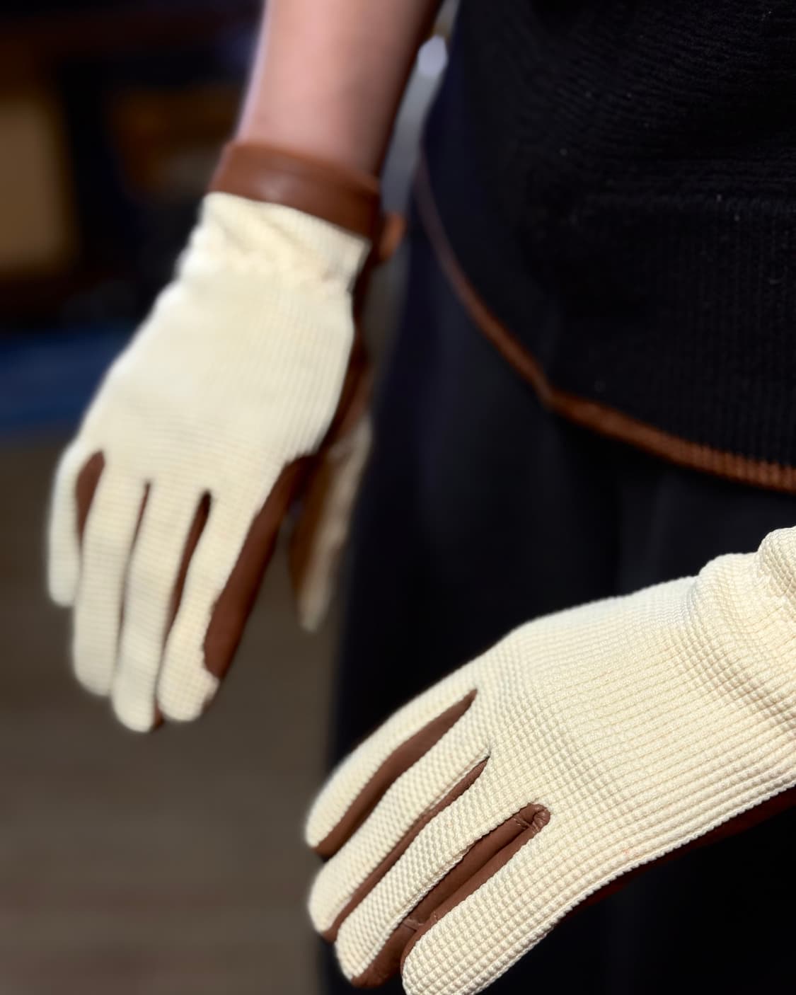 와플 & 레더 장갑 S 상품이미지9