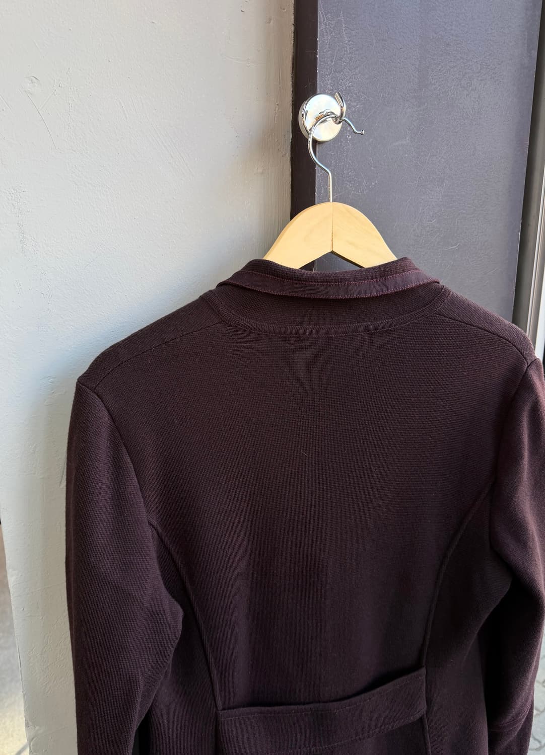 L/ 페라가모 버진울 롱 가디건 자켓 상품이미지7