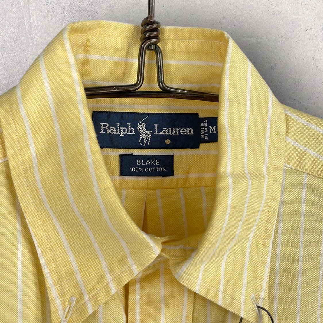 폴로 스트라이프 패턴 로고 셔츠 상품이미지5