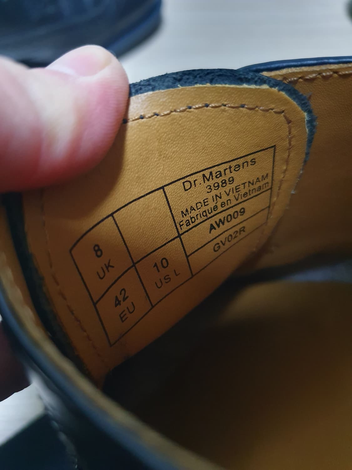 닥터마틴 블랙 윙팁 슈즈 270 상품이미지10