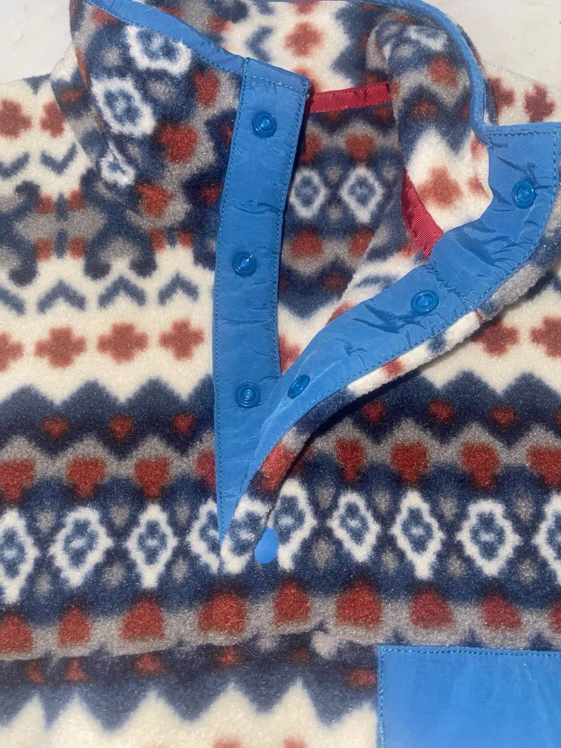 16FW 파타고니아 클래식 신칠라 스냅-티 플리스 풀오버 페어 아일 패턴 상품이미지5