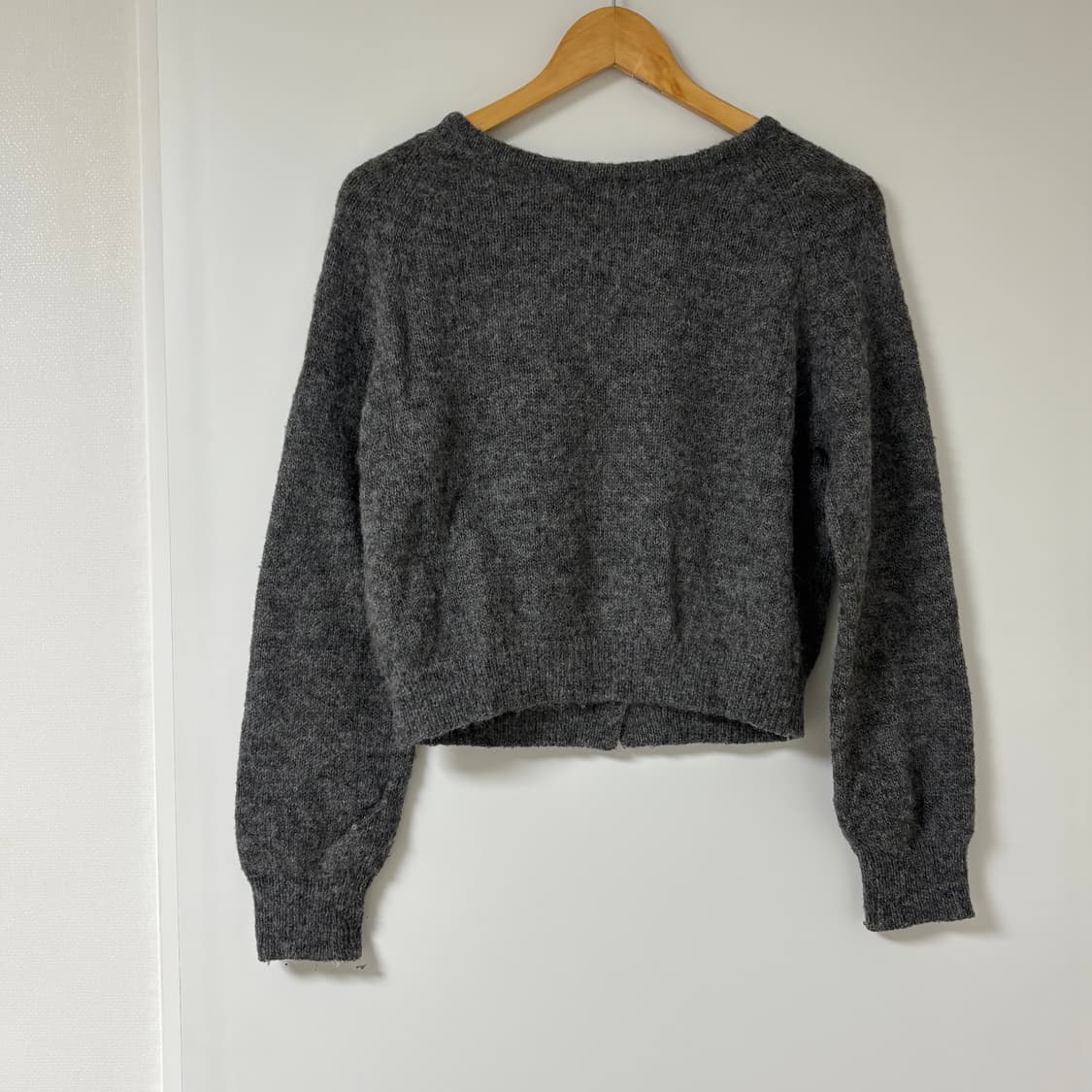 차콜 라운드 가디건 상품이미지3