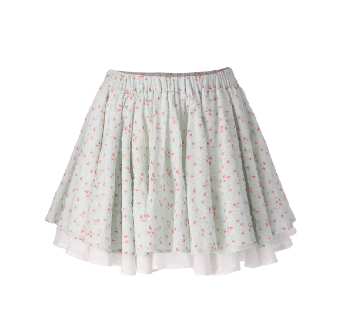 혼쿄 honkyo Mint Strawberry Can Can skirt 상품이미지2