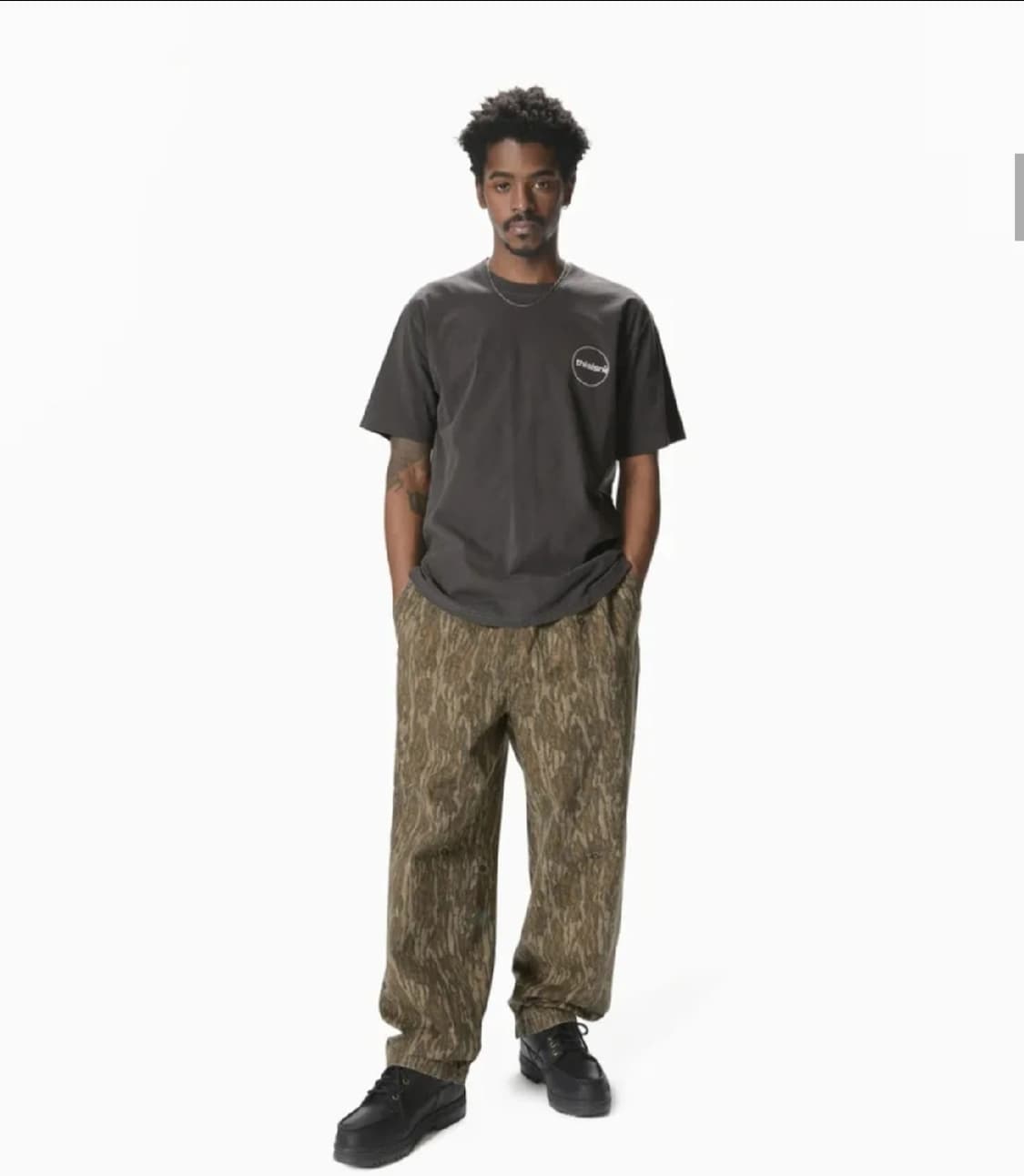 XL 디스이즈네버뎃 써클 반팔티 차콜 디네뎃 thisisneverthat 상품이미지2