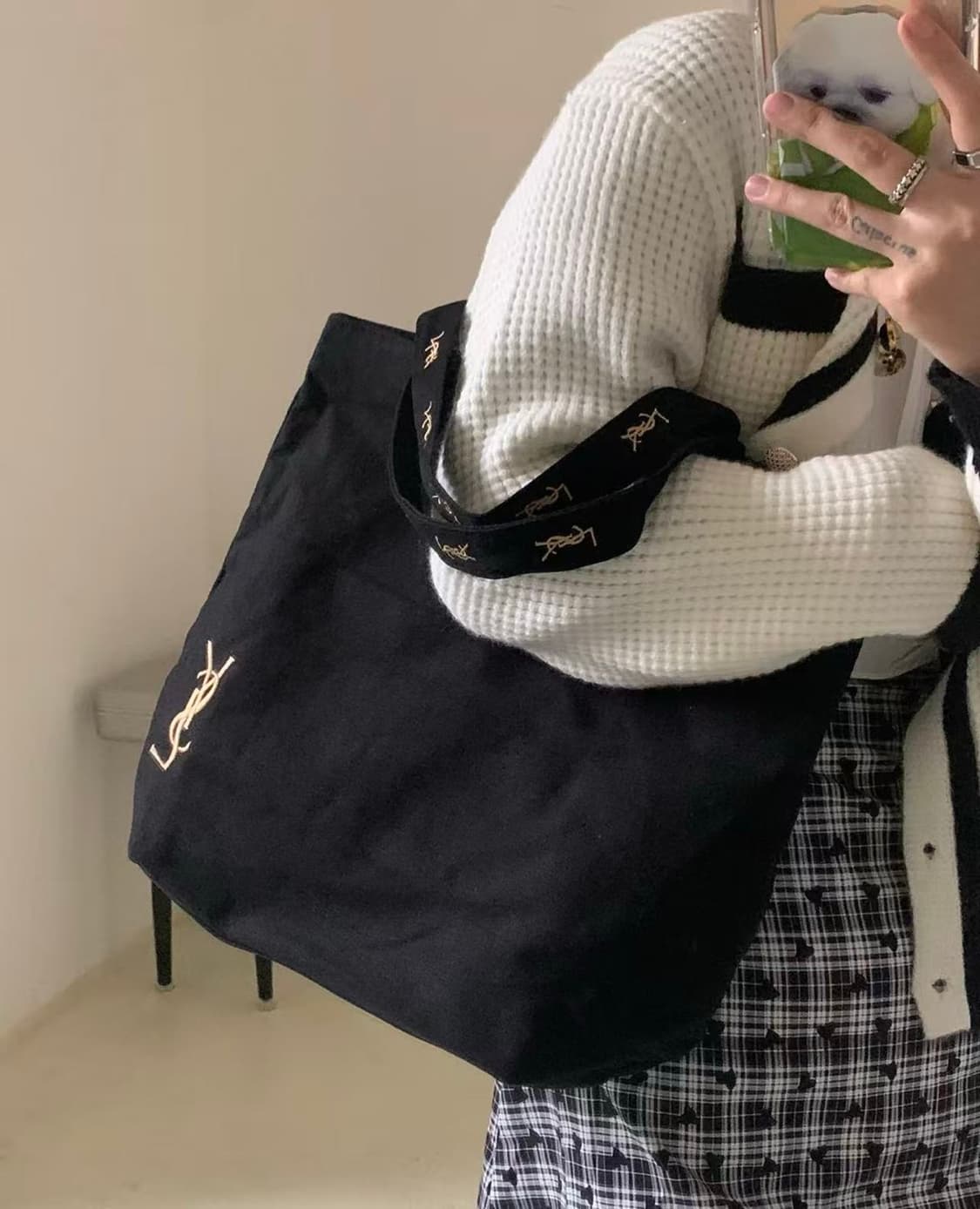 입생로랑 퍼퓸 에코백  상품이미지1