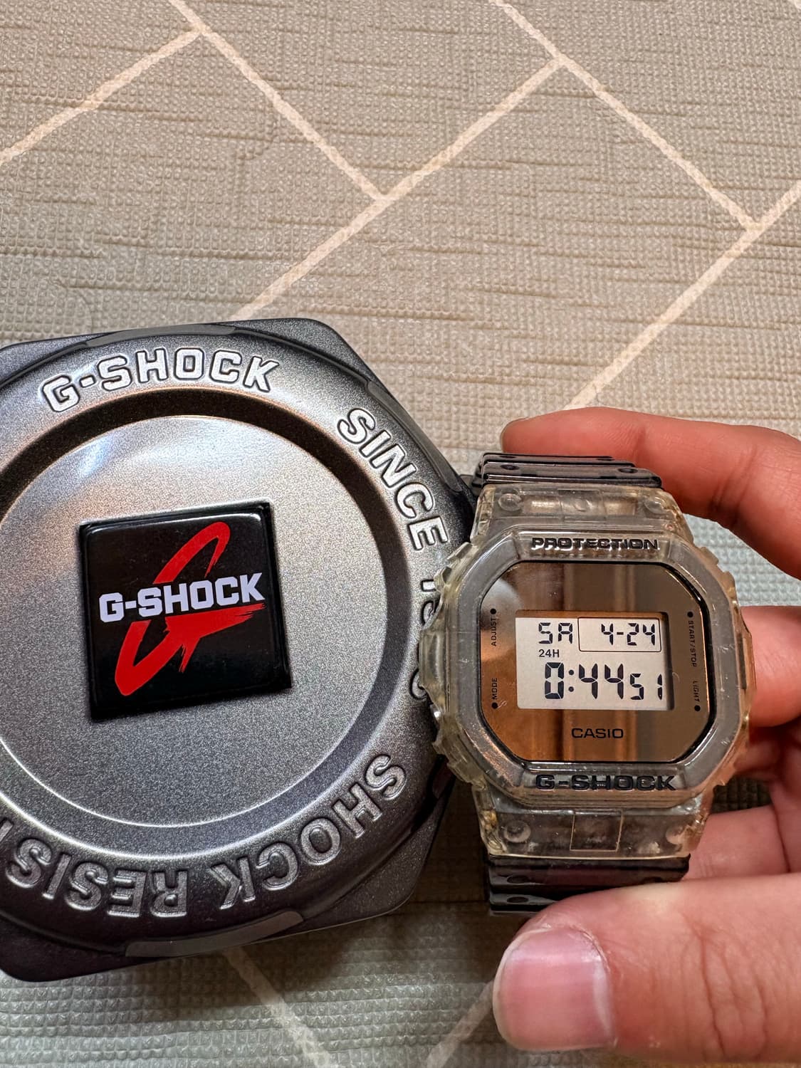 지샥 카시오 5600 투명 상품이미지1