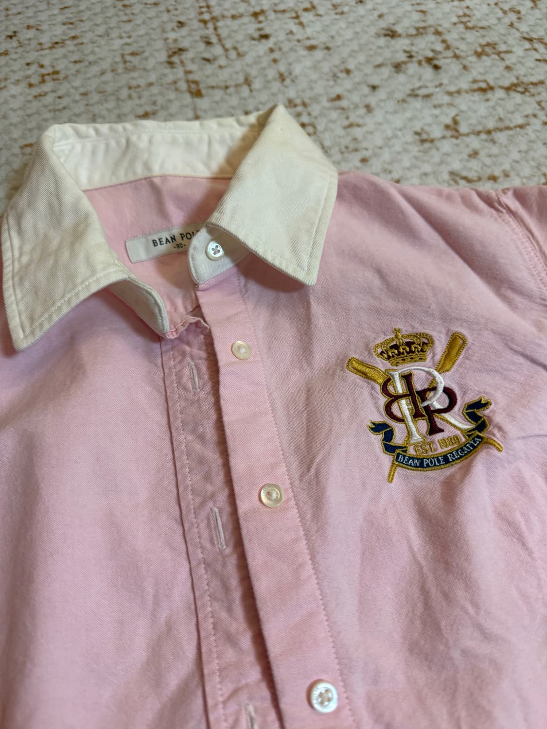 빈폴 핑크 셔츠 90 상품이미지3