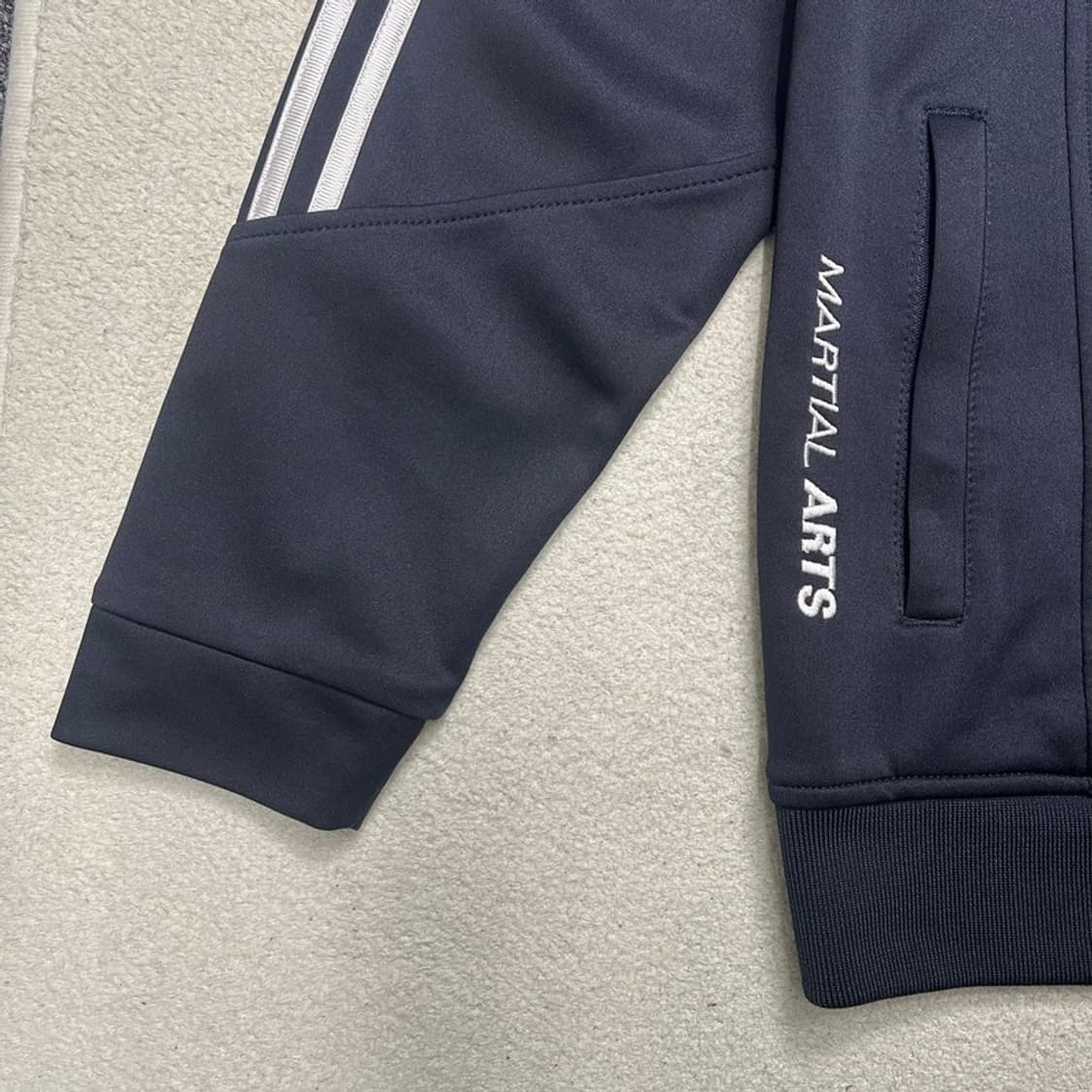 ADIDAS 마샬아츠 트랙탑 져지 네이비 XL 상품이미지3