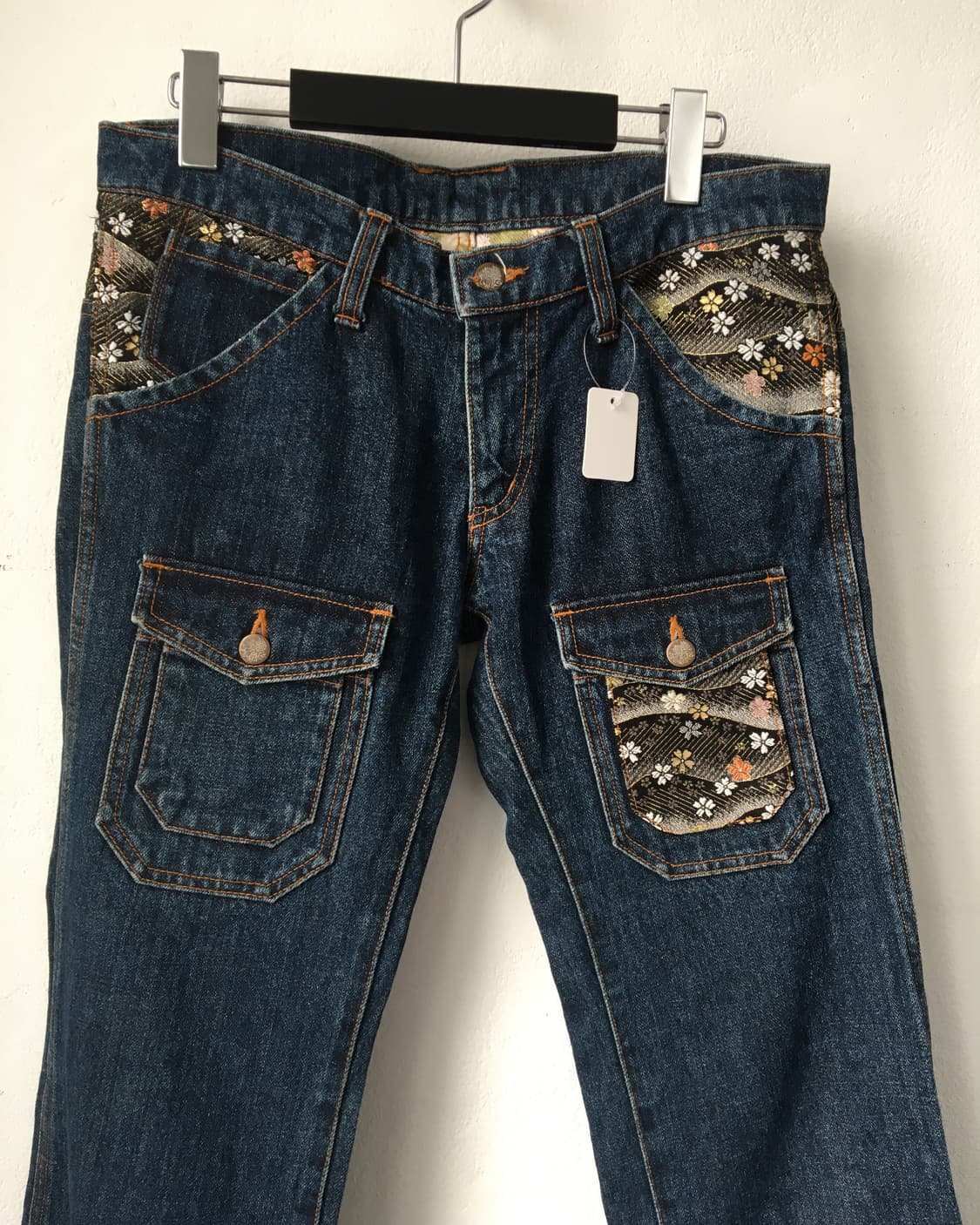 Oriental mood pocket denim pants 상품이미지5