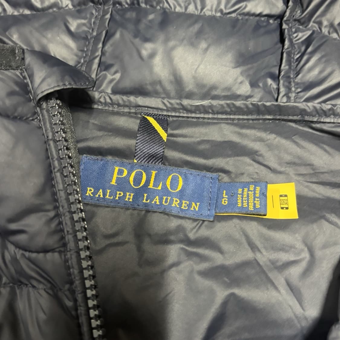 폴로 랄프 로렌 후드 경량패딩 자켓 네이비 상품이미지6