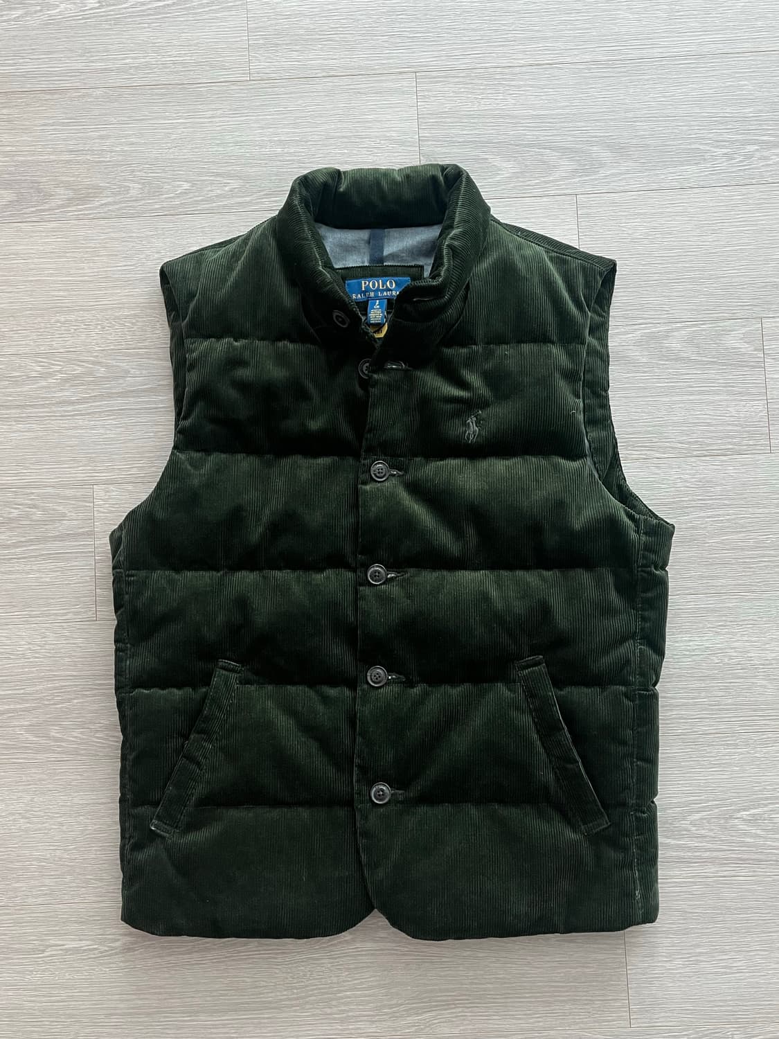  (백화점구매,새상품) 폴로 랄프로렌 윈턴 코듀로이 다운 패딩 조끼 베스 상품이미지1