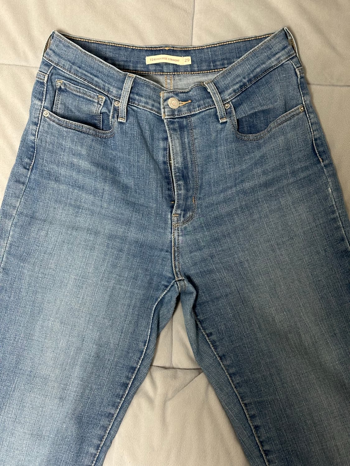 리바이스 724 하이 라이즈 스트레이트 청바지 29 상품이미지1