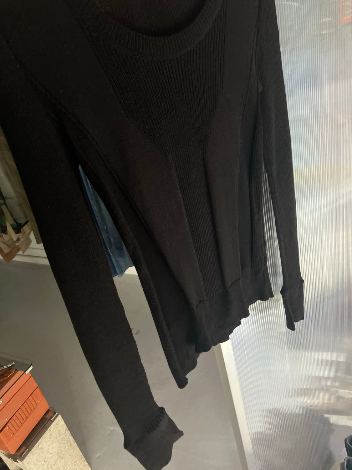 입체짜임 스냅슬리브 니트 상품이미지2