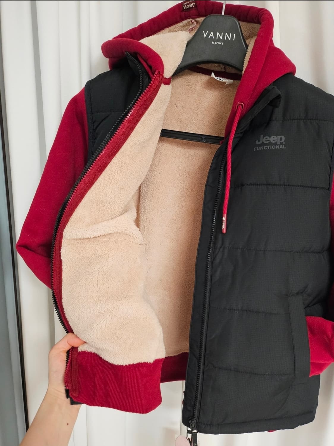 (미개봉S) 지프 여성 후드셋업 + 패딩조끼 일괄 상품이미지3