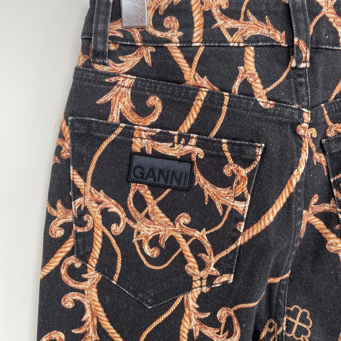 가니 바로크 프린트 데님 팬츠 바지 상품이미지7
