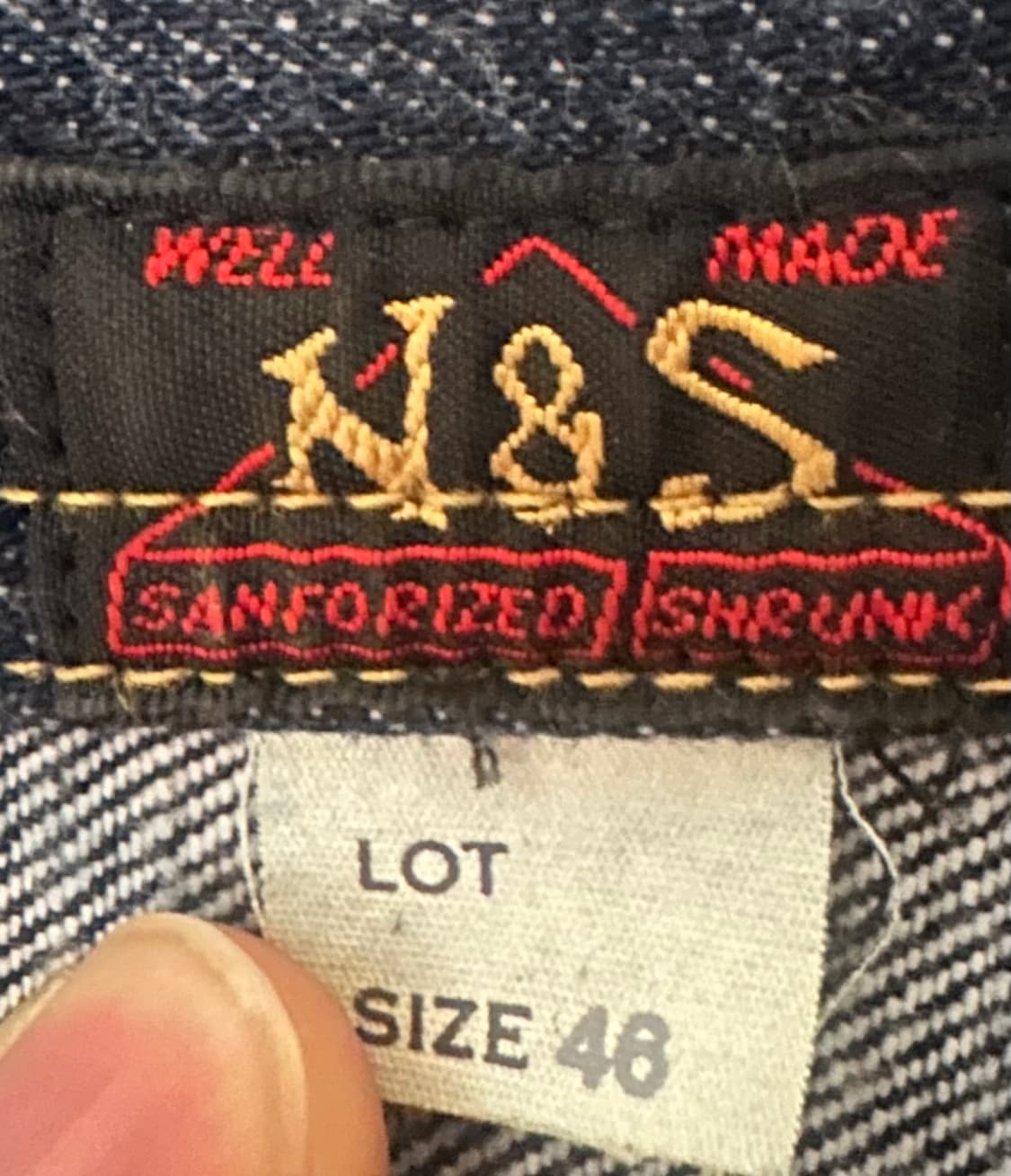 N&S논스탁 (브론슨) 데님 자켓 S101J 사이즈 46 상품이미지4