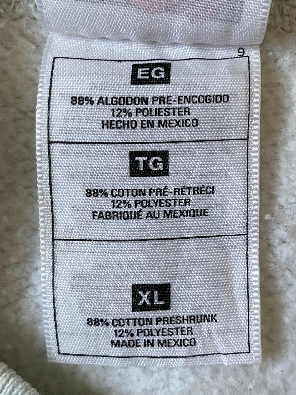 프룻 오브 더 룸 스웻셔츠 (Man XL) AB1344 상품이미지6