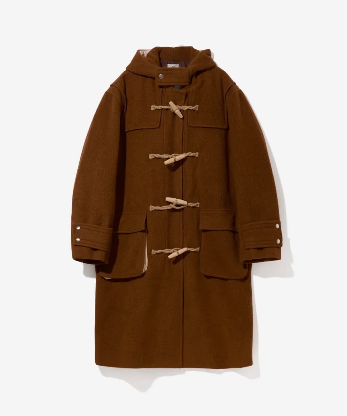 더플코트 브라운 상품이미지1