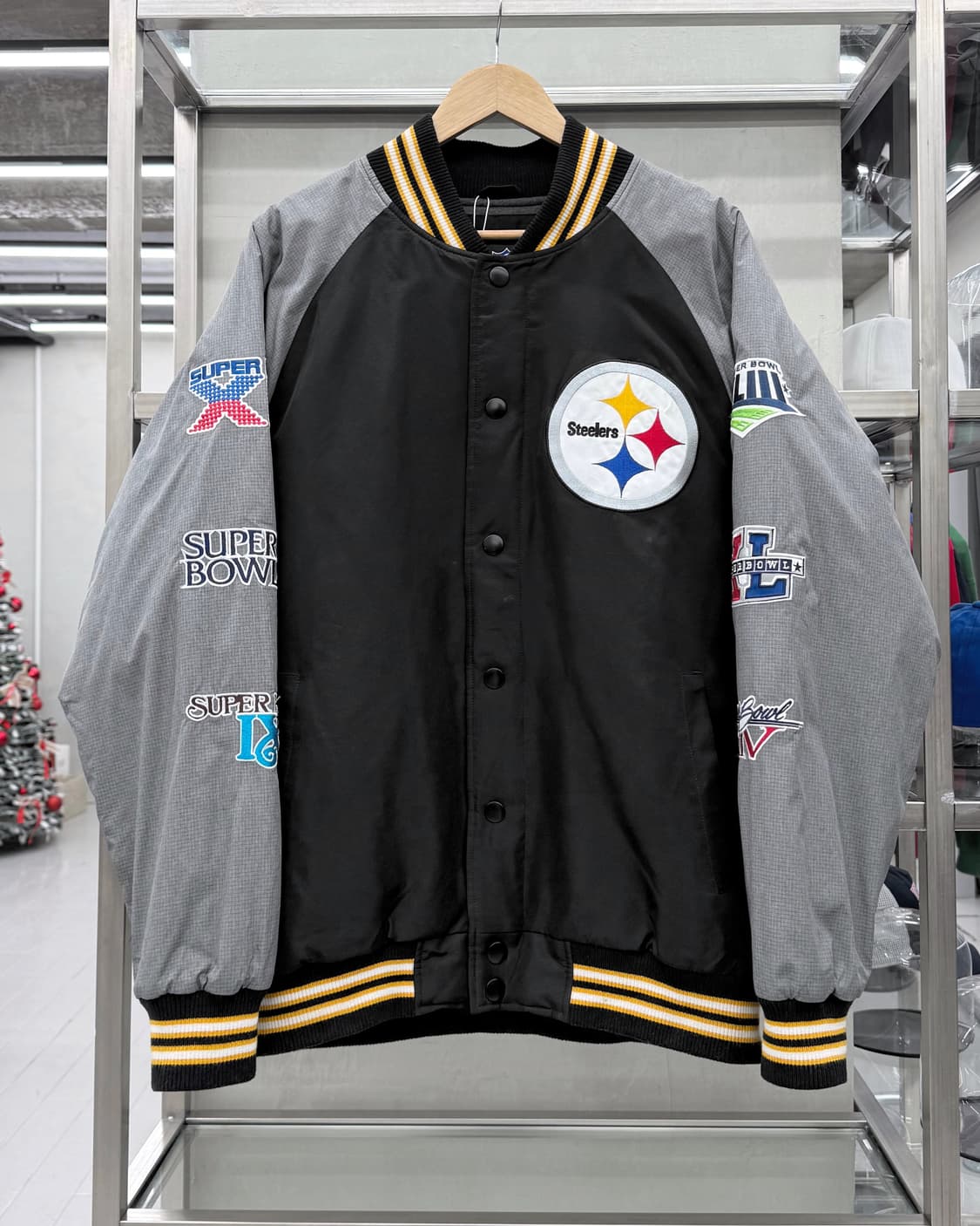 G-III SPORTS NFL 피츠버그 스틸러스 슈퍼볼 챔피언스 자켓 상품이미지4