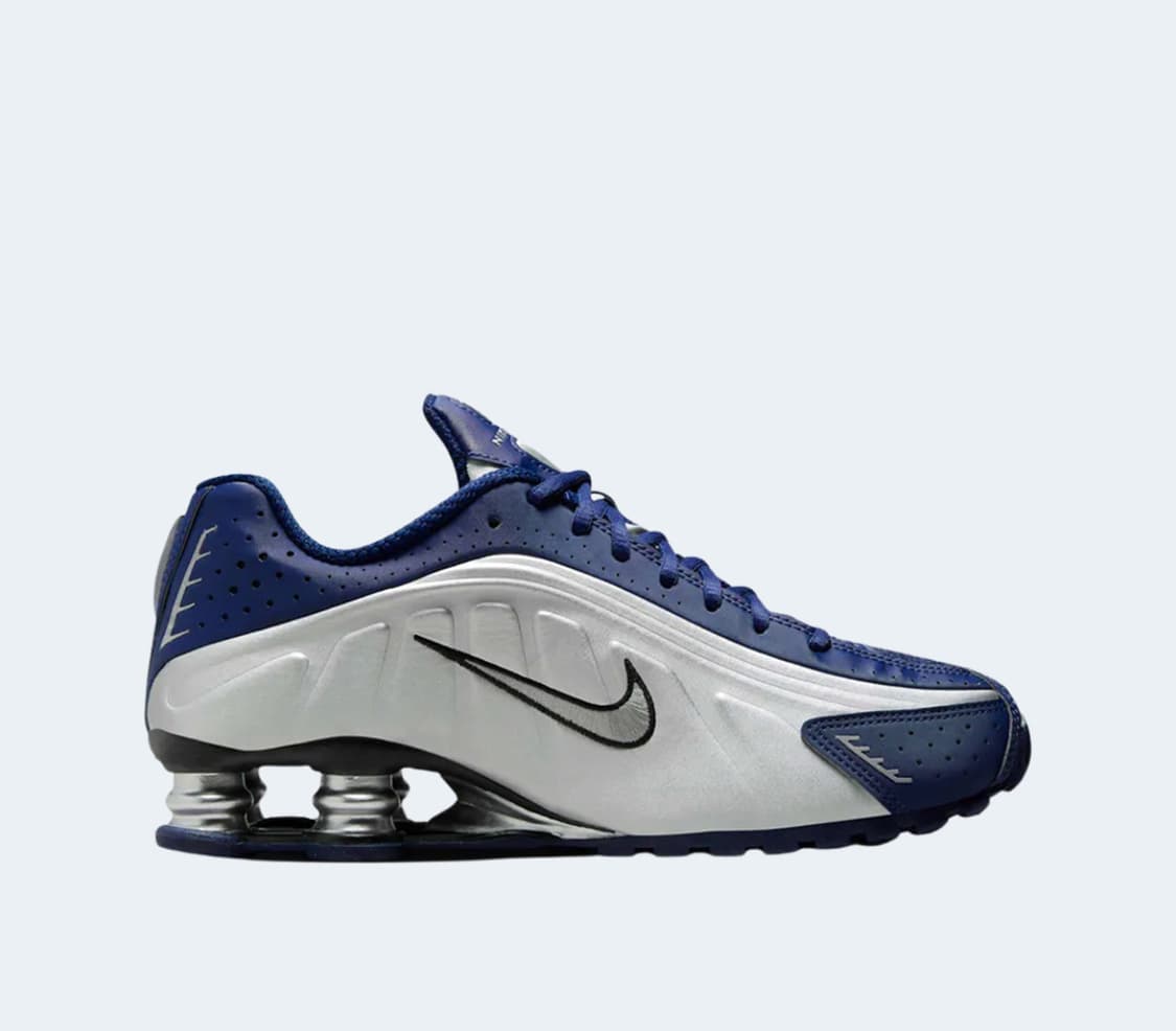 Nike Shox R4 Blue Void Metallic Silv 상품이미지1