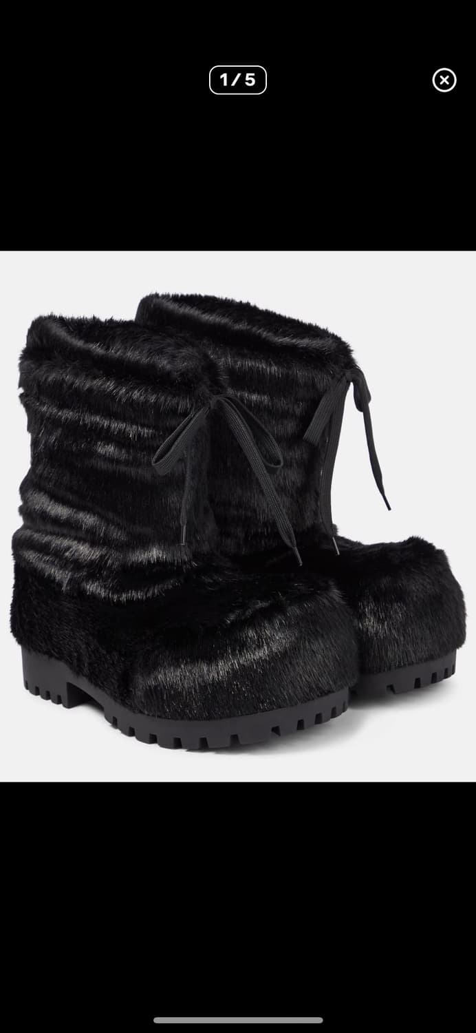 발렌시아가 퍼 부츠 상품이미지1