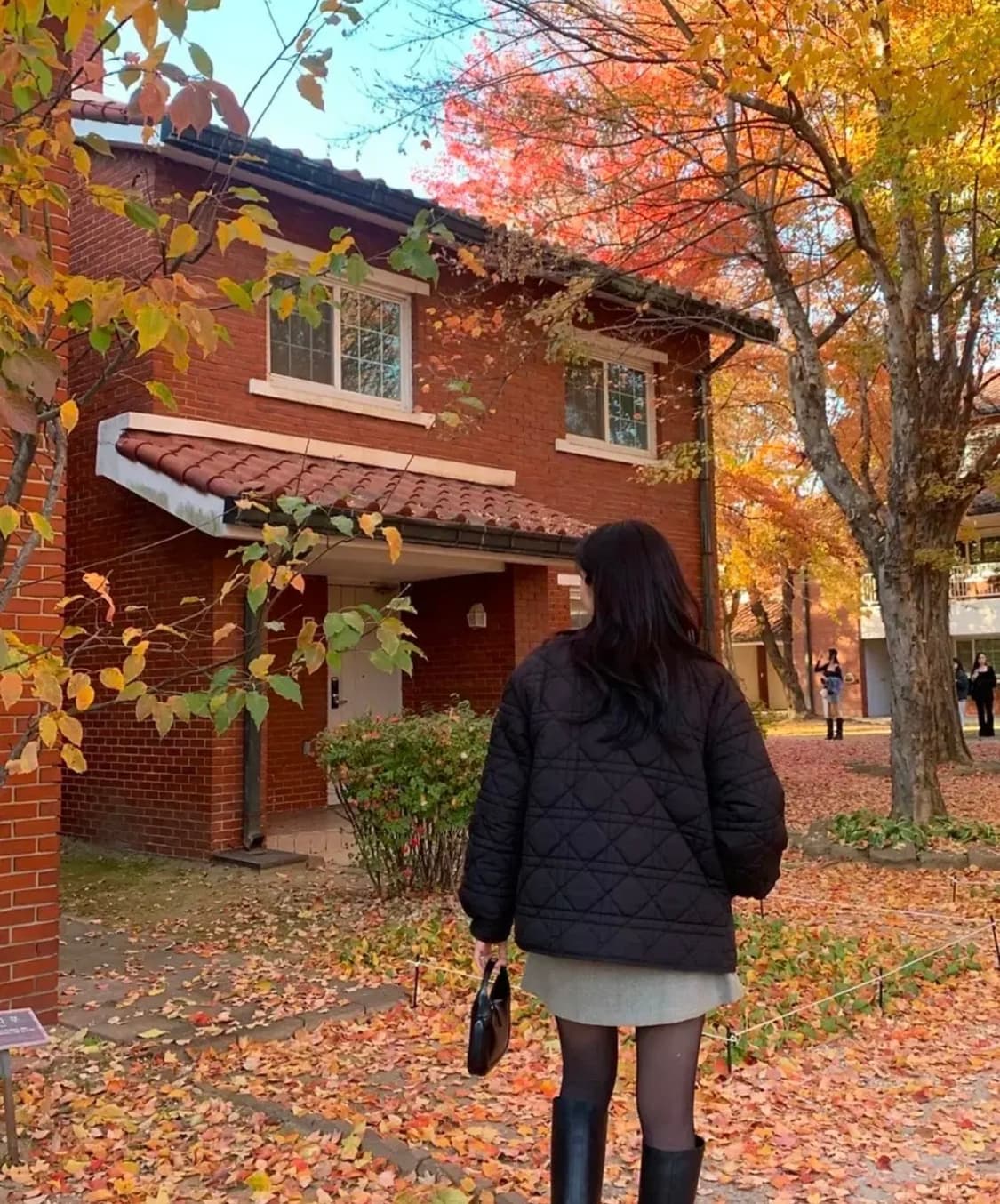 마이빈 퀄팅 패딩 블랙 상품이미지4