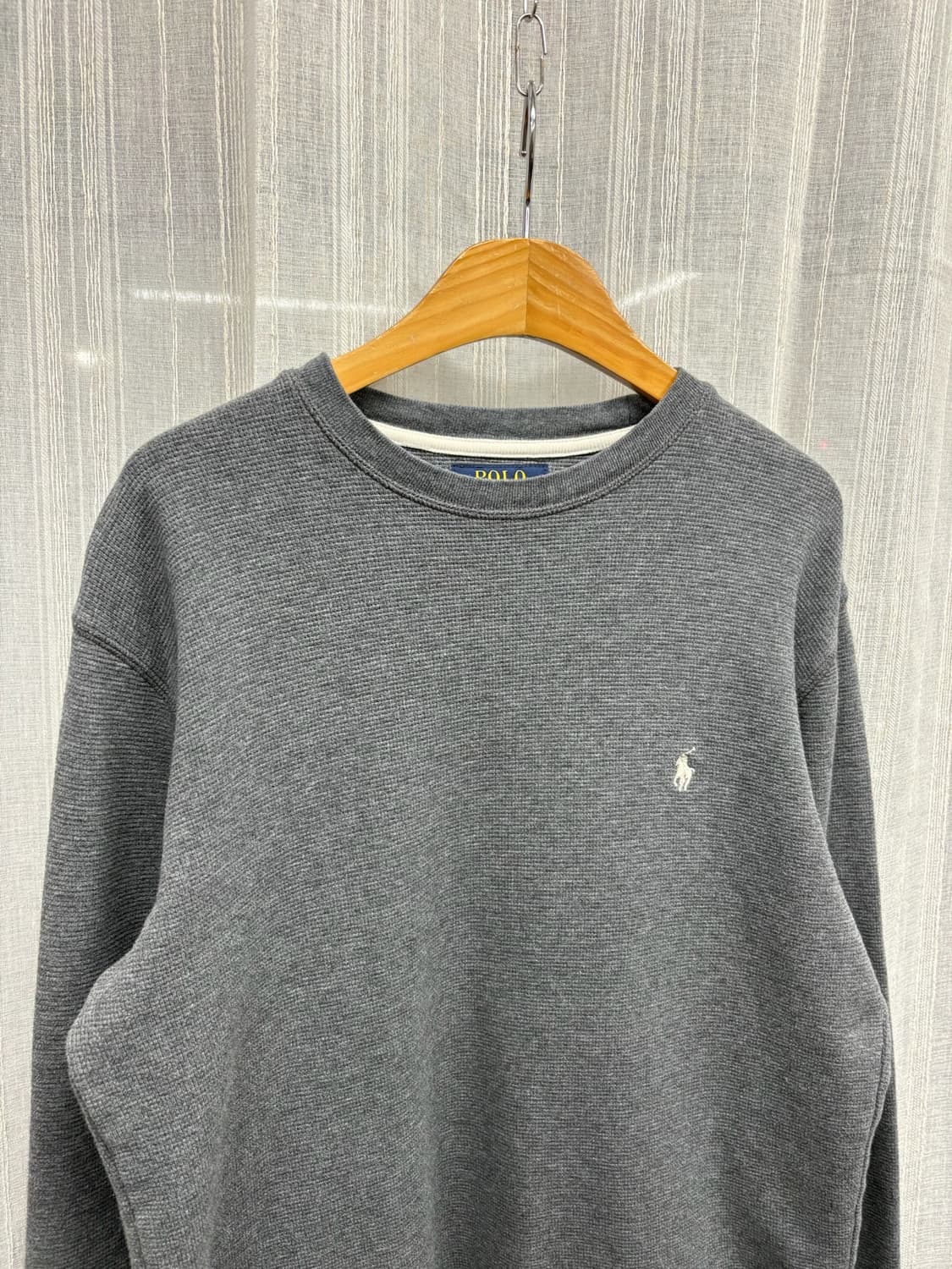 폴로 랄프로렌 롱슬리브 긴팔 와플티 Size: M 상품이미지2