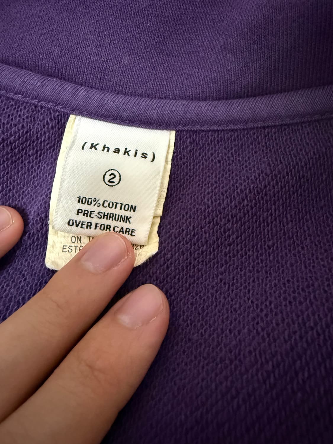 카키스 quarter zip pullover 상품이미지2