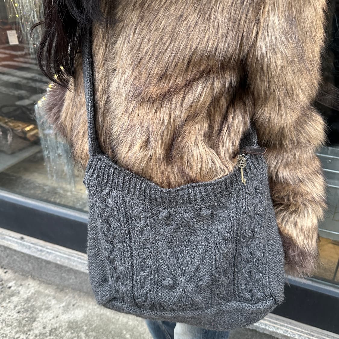 00s 빈티지 니트 크로스백 상품이미지9