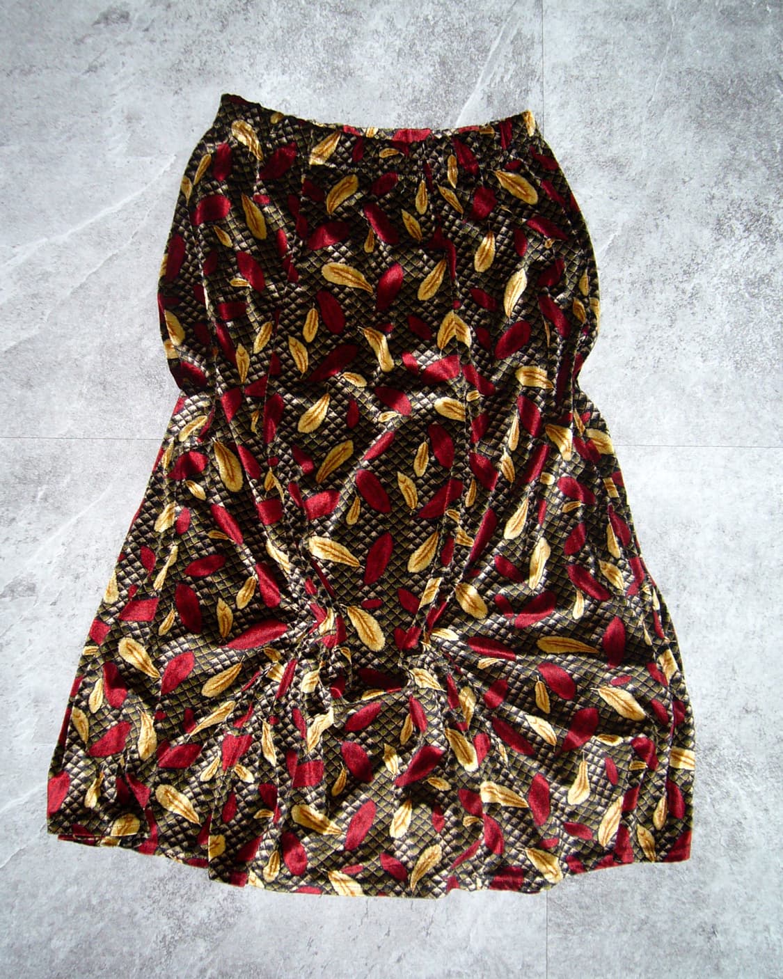 Leaf Printing Skirt 상품이미지1
