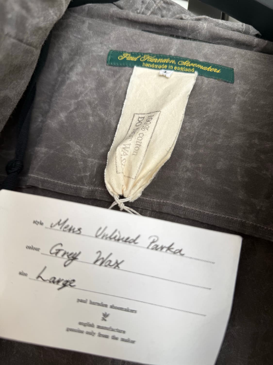 폴하든 왁스 코트 파카 L 상품이미지3