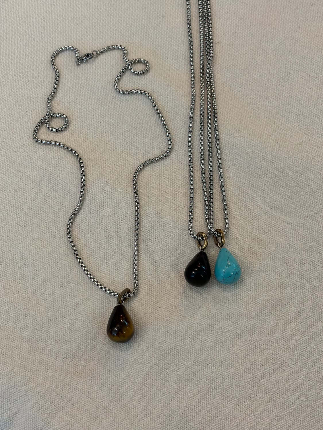 Turquoise Drop Surgical Necklace 상품이미지4