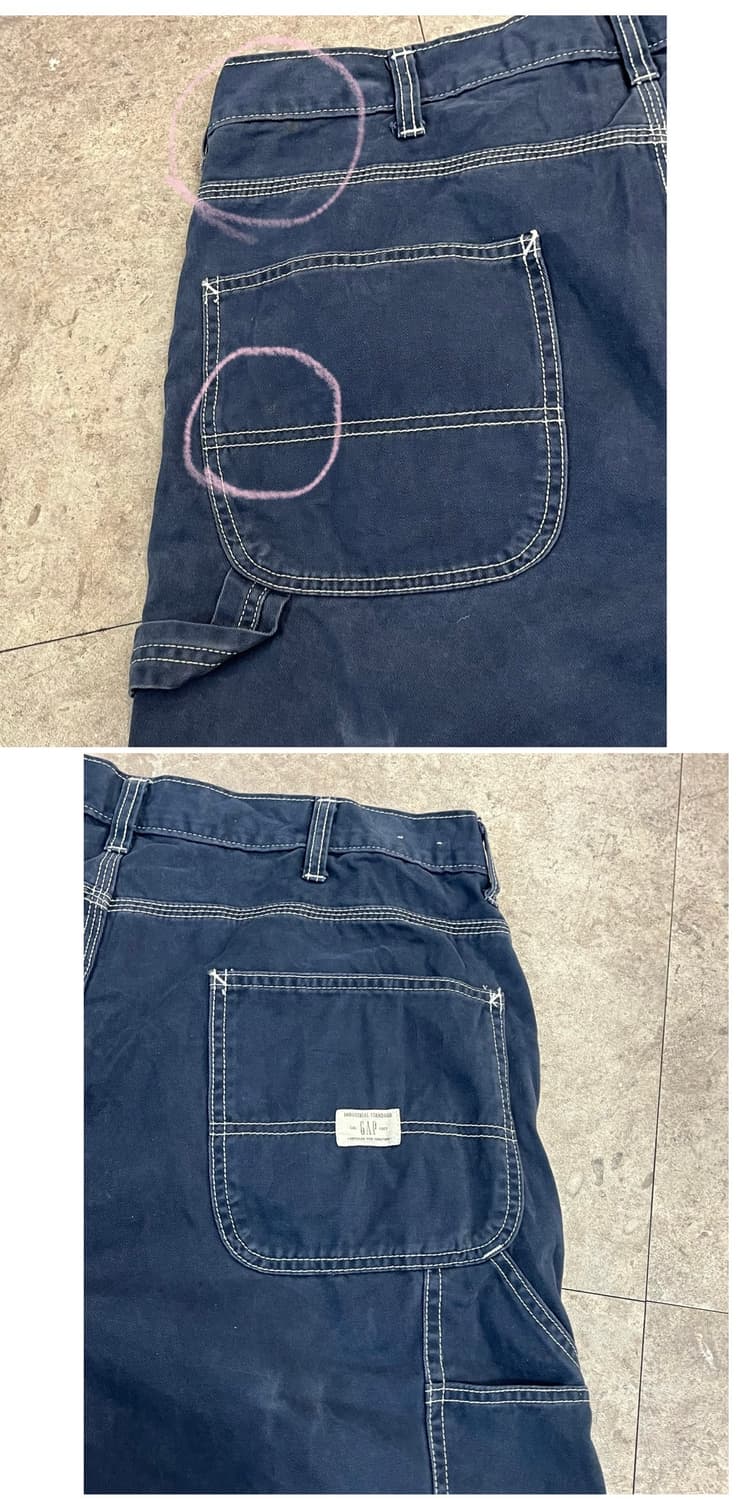 갭 코튼 팬츠 네이비 W38 L32 #csz3993 상품이미지7