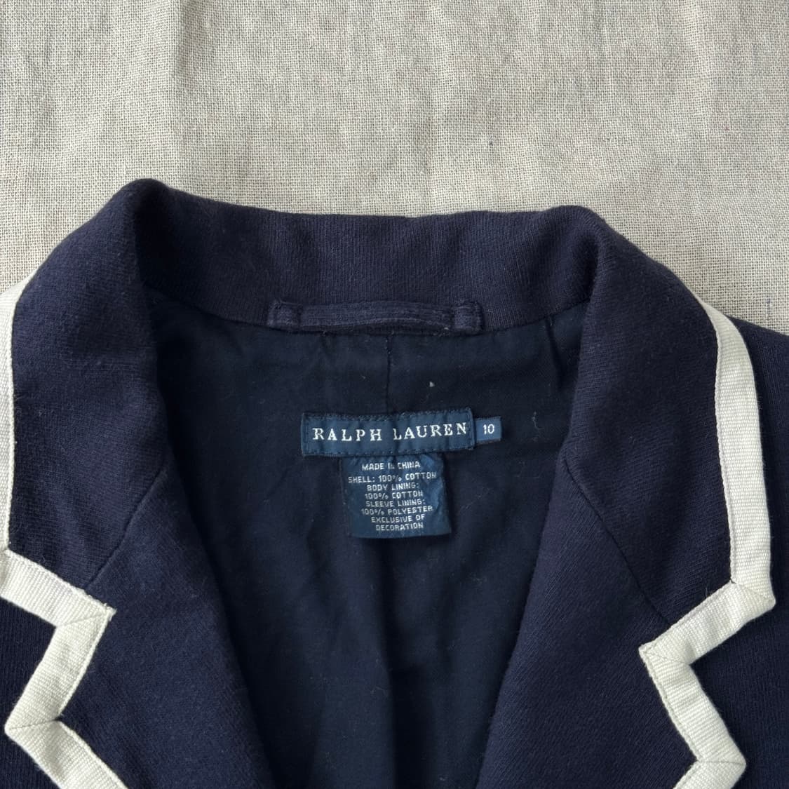 랄프로렌 우먼 네이비 프레피 자켓 10 상품이미지4