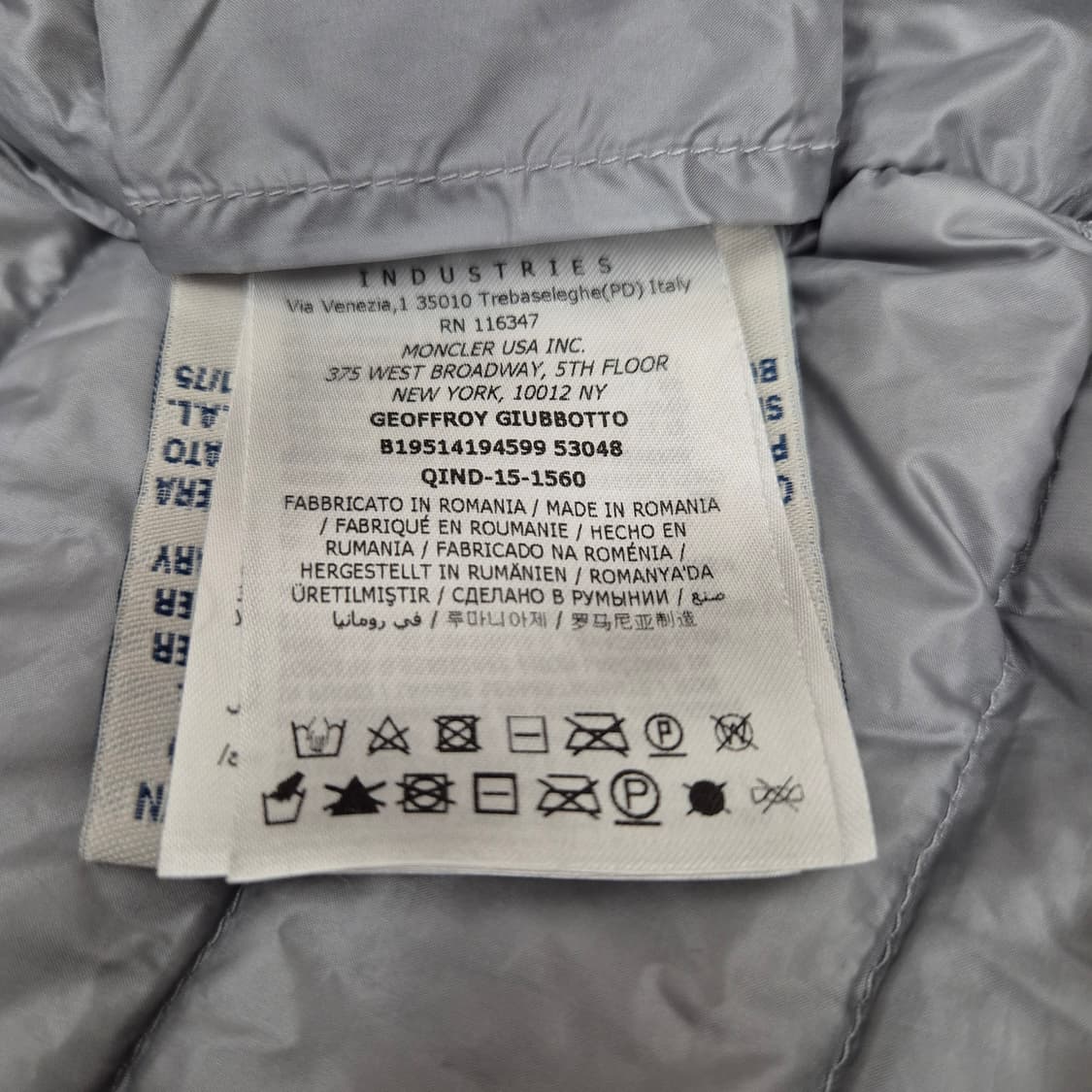 몽끌레어 패딩 후드 12/18 80cm 상품이미지4